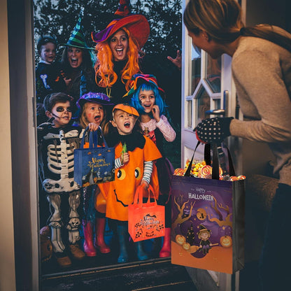 Halloween Geschenktüte Groß 6 Stk Süßigkeit Taschen Trick Treat Kinderparty