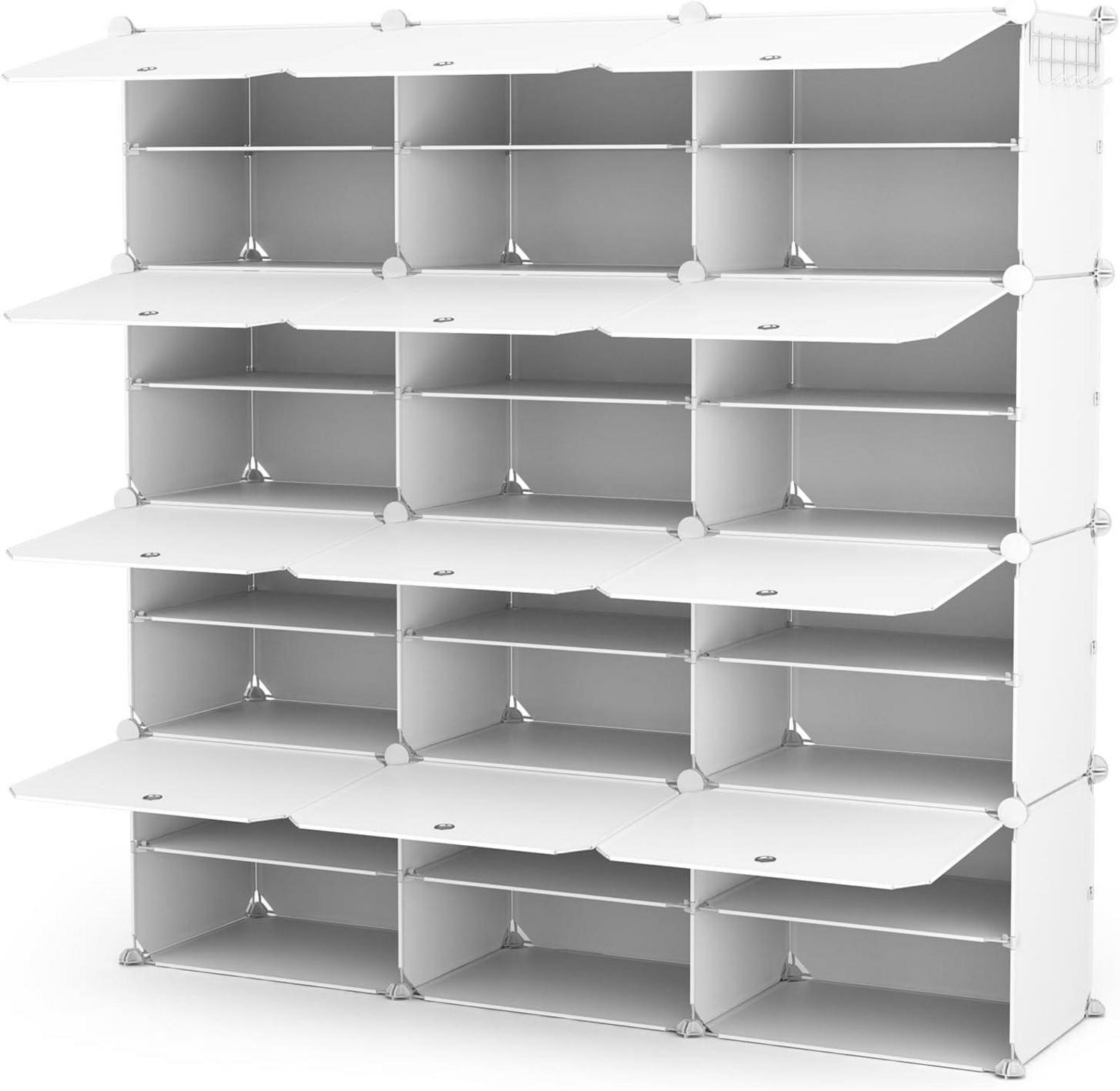 Vicye Schuhregal Organizer 8 Etagen 48 Paar Schuhregal Platzsparend