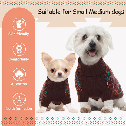 Hundepullover Böhmen Mittelgroße Hunde Weich & Warm XS-S