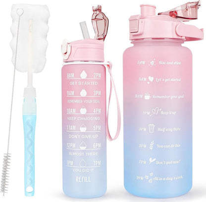 Sport-Trinkflasche 2er Pack BPA-frei mit