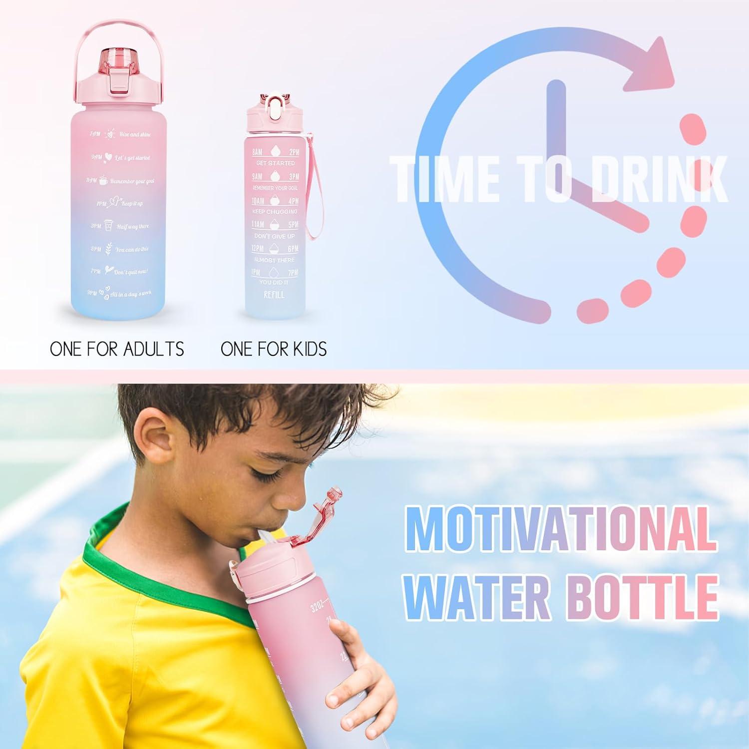 Sport-Trinkflasche 2er Pack BPA-frei mit