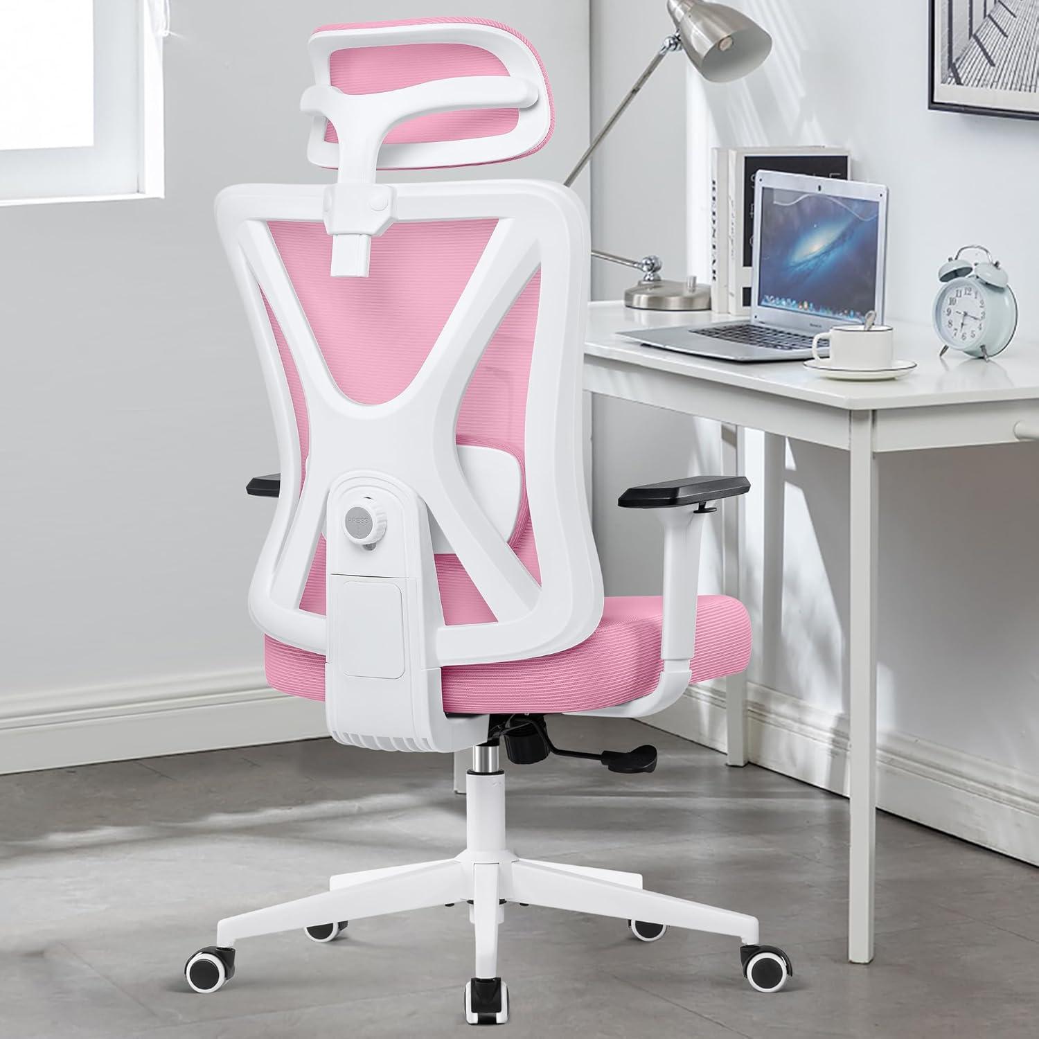 Ergonomischer Bürostuhl mit Schaukelfunktion und Lendenwirbelstütze