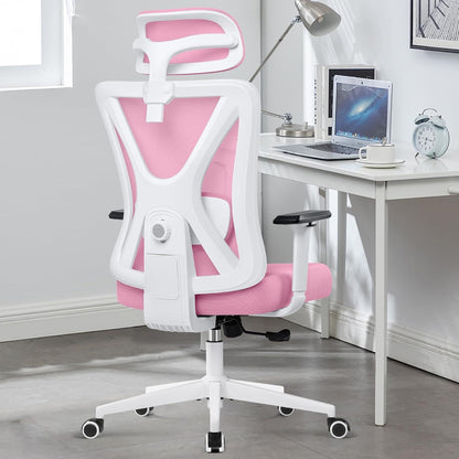 Ergonomischer Bürostuhl mit Schaukelfunktion und Lendenwirbelstütze