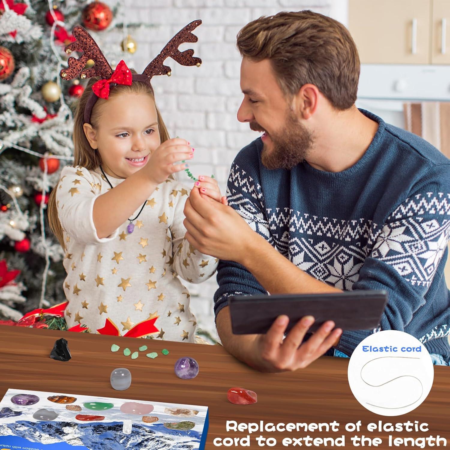 Edelstein Fossilien Adventskalender Weihnachtskalender Kinder Jungs