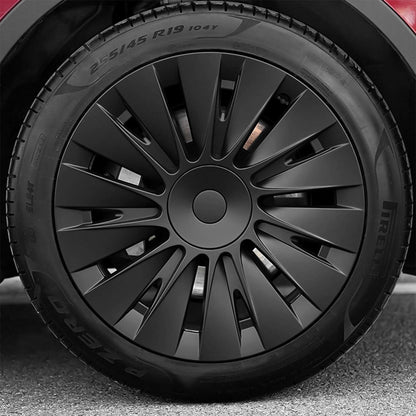 Radkappen Set Tesla Model Y 19 Zoll, Mattschwarz