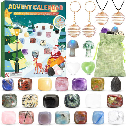 Adventskalender 2024 Kinder Kristalle 24 Tage Weihnachtskalender