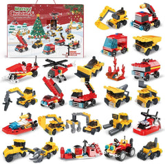 Adventskalender Bausteinspielzeug für Kinder Weihnachts-Countdown