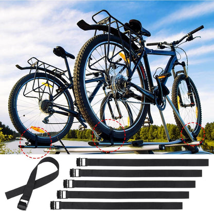Hejo 6er Pack Spanngurte Kurz 40cm - Rostfreie Zurrgurte mit Klemmschloss - Schwarz