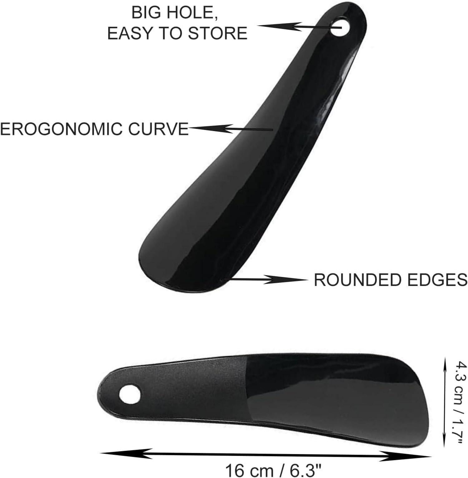 Schuhlöffel Kunststoff Set Schuhanzieher 16cm für Männer