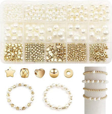 DIY Perlen Auffädeln Set für Armbänder Selber Machen Mädchen