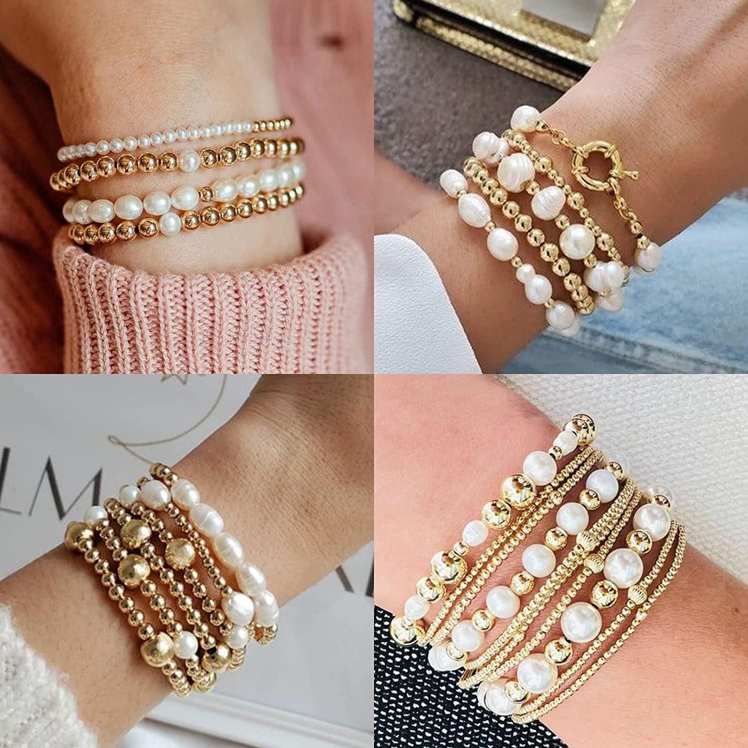720 Stück Perlen Auffädeln Kit Armbänder Selber Machen Mädchen Schmuck DIY