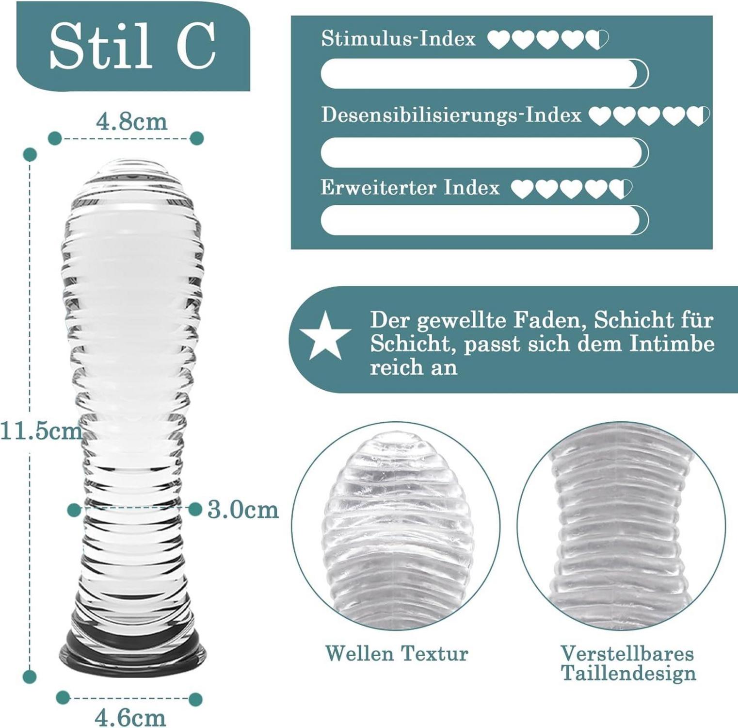 Penis Sleeve Penishülle Sex Toyset für Männer 4er Pack