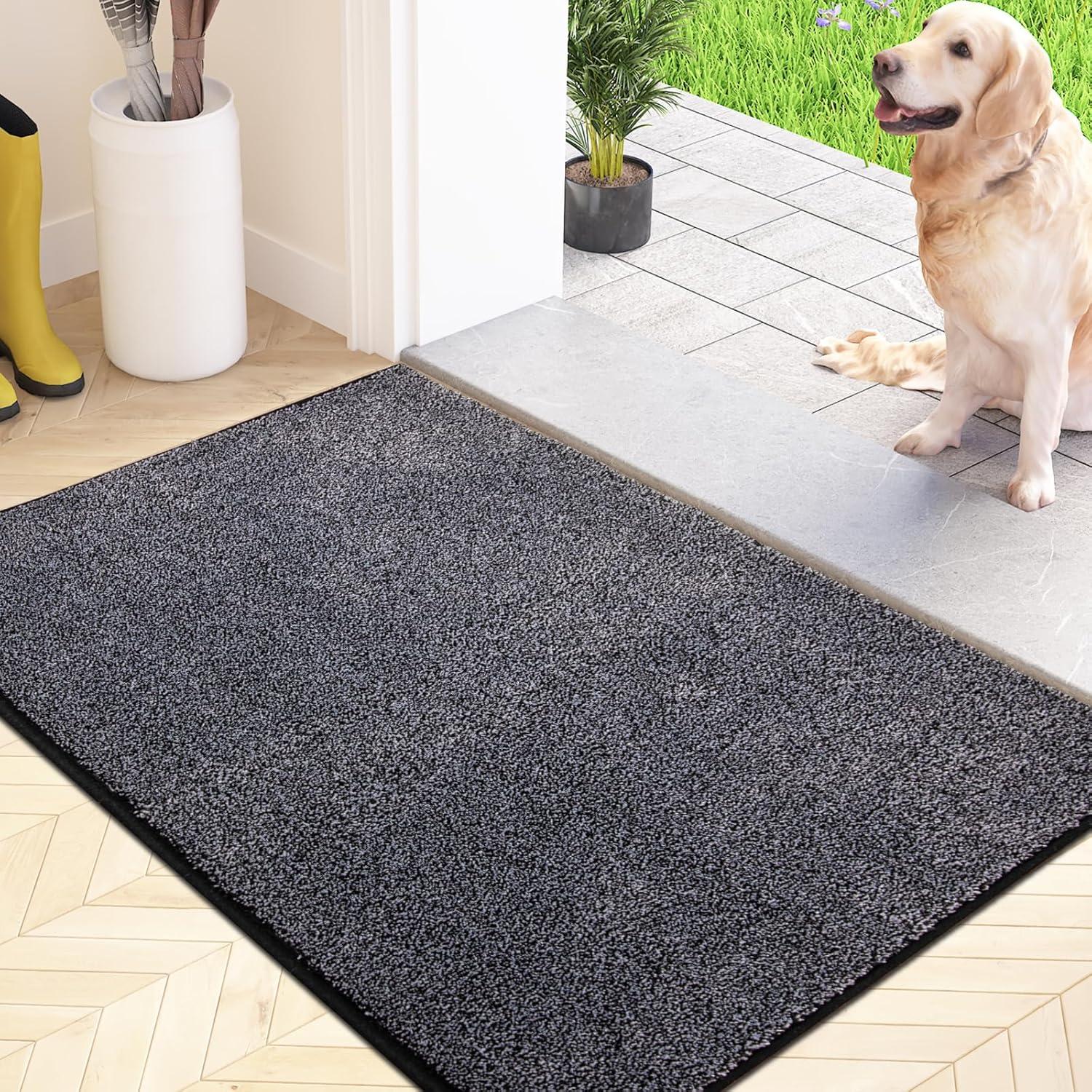 Schmutzfangmatte Innen rutschfeste 60x90 cm Waschbare Fußmatte