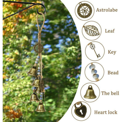 Harmonisches Hexenglocken Windspiel 38mm Metall Garten