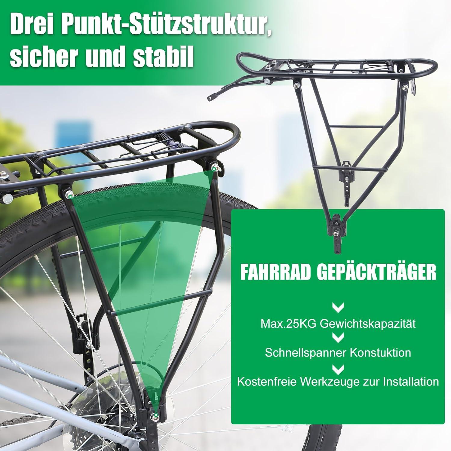 gepäckträger rennrad hinten Fahrrad Gepäckträger Touring Hinten 26-29 Zoll Rennrad – LuxusKollektion