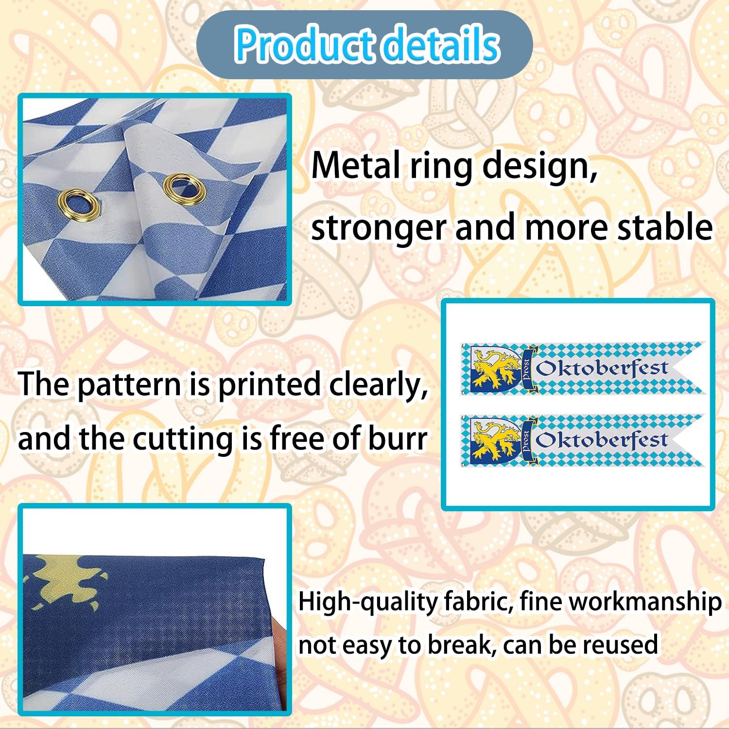 Oktoberfest Deko Banner Set für Bierfest Party