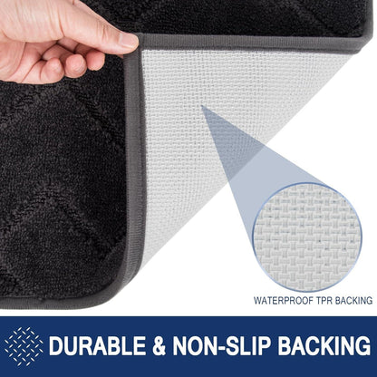 Schmutzfangmatte Innen 80x120 cm rutschfest waschbar absorbierend