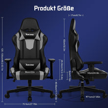 Ergonomischer Gaming Stuhl mit verstellbaren Kissen und