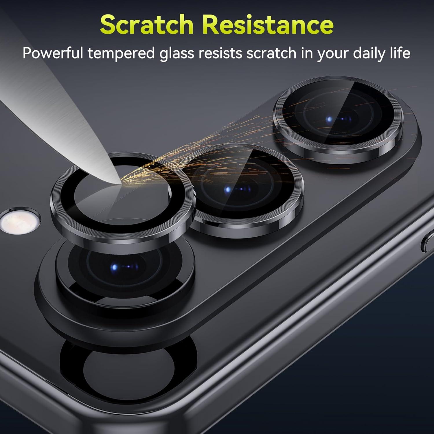 Kameraschutz Samsung Galaxy Z Fold 5 Schwarz 9H Panzerglasfolie