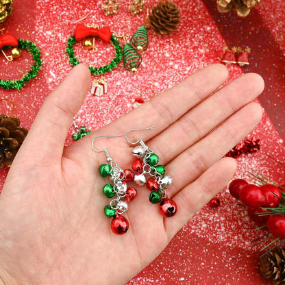 12 Paar Weihnachts-Ohrstecker Weihnachtsschmuck-Set