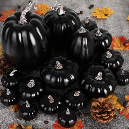 Benjia Kürbis Herbst Deko Halloween Draußen Zierkürbisse