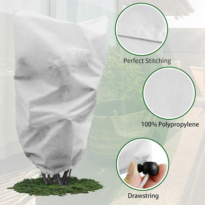 Winterschutz-Haube 2er Set 60cm x 80cm Frostschutzvlies