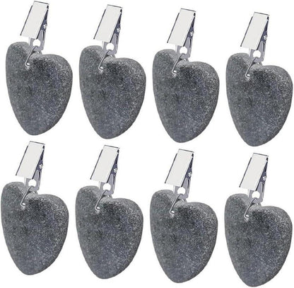 Tischdeckenbeschwerer Clips 8er Set für Party Hochzeit Garten