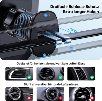 Auto Handyhalterung Starker Saugnapf für iPhone Samsung Smartphones