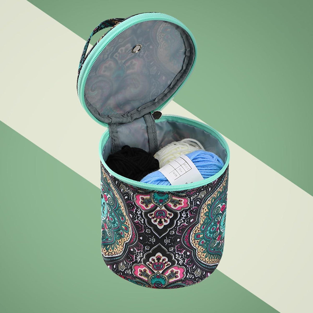 Mini Garntasche für Kinder & Anfänger, Strick- & Häkelaufbewahrung