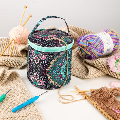 Mini Garntasche für Kinder & Anfänger, Strick- & Häkelaufbewahrung