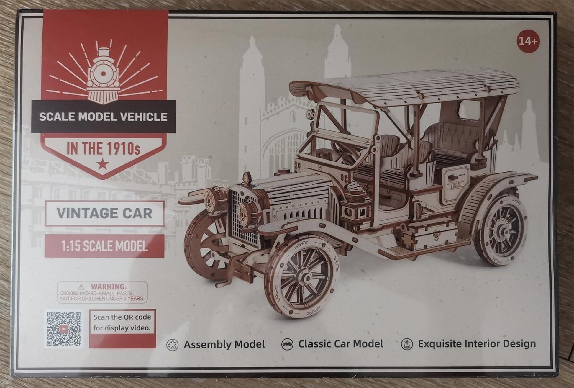 3D Puzzle Holzbausatz Erwachsene Vintage Oldtimer Auto Modellbau