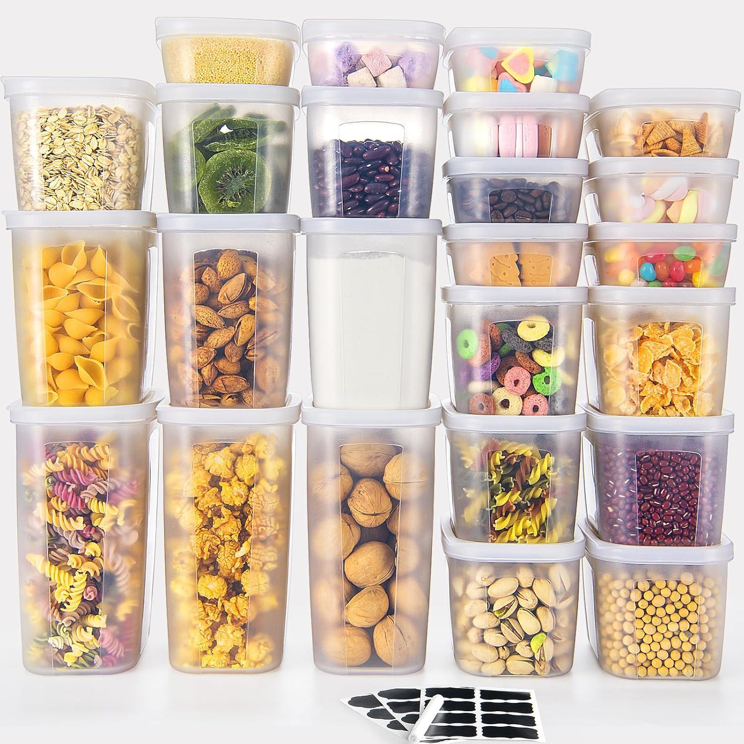 Vorratsdosen Set 24-teilig BPA-frei Luftdicht Küche Aufbewahrungsbox