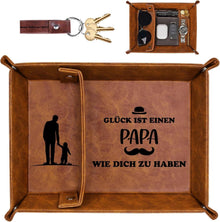 Leder Organizer Ablage Tablett Geschenke Papa Weihnachten