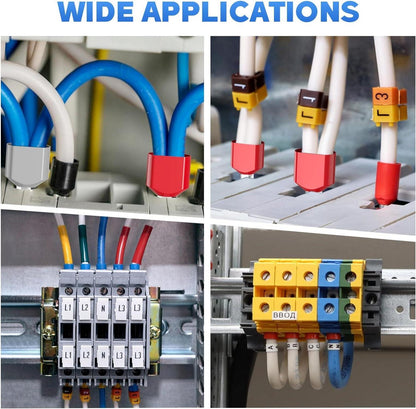 Aderendhülsen Set 0.5mm²-16mm² 1200 Stück Isolierte Aderendhülsen Twin