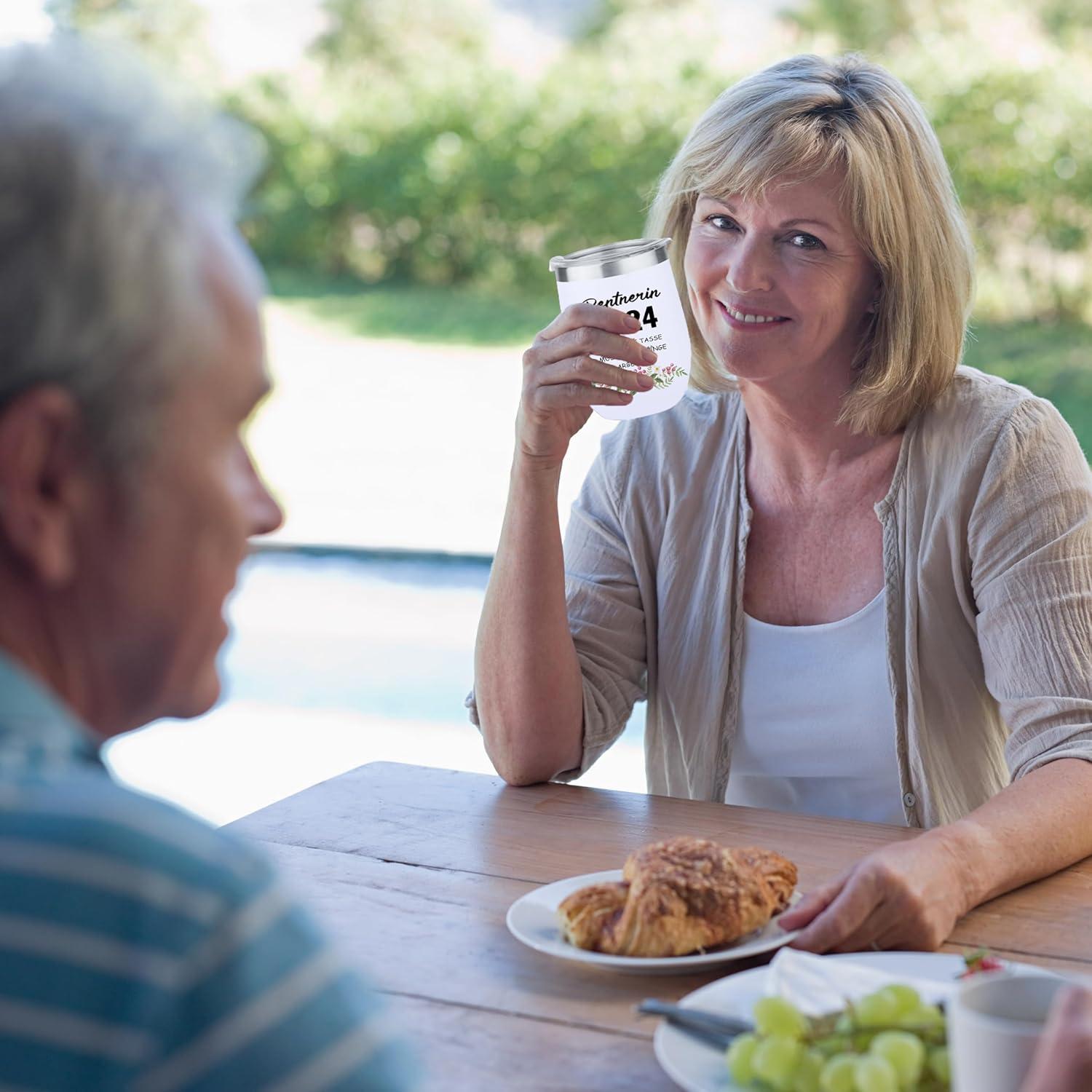 Ruhestand Geschenk Rente Frau 350ml To Go Thermobecher Kuschelsocken