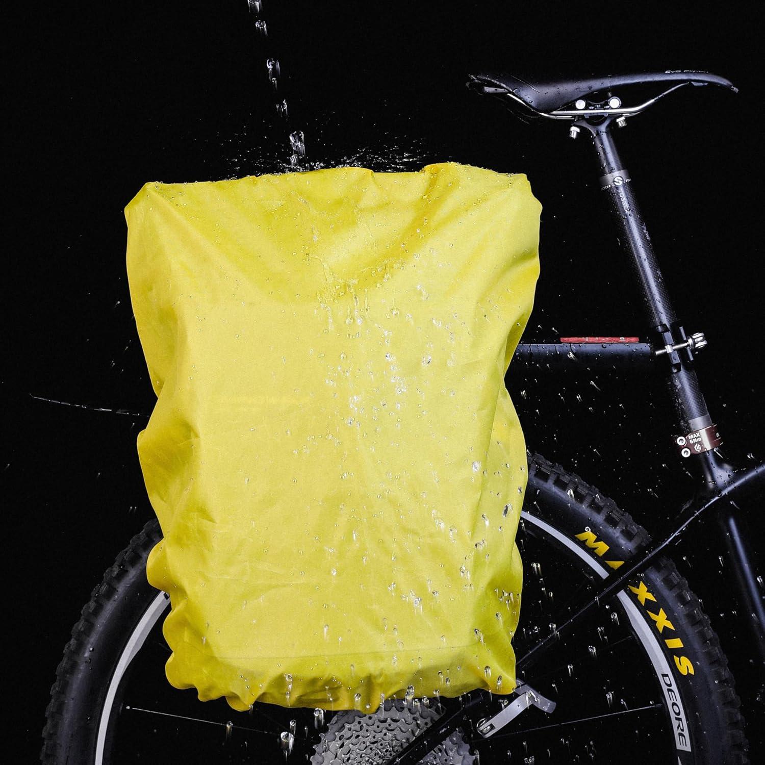 Fahrrad Gepäckträgertasche 25L für Gepäckträger Schwarz mit