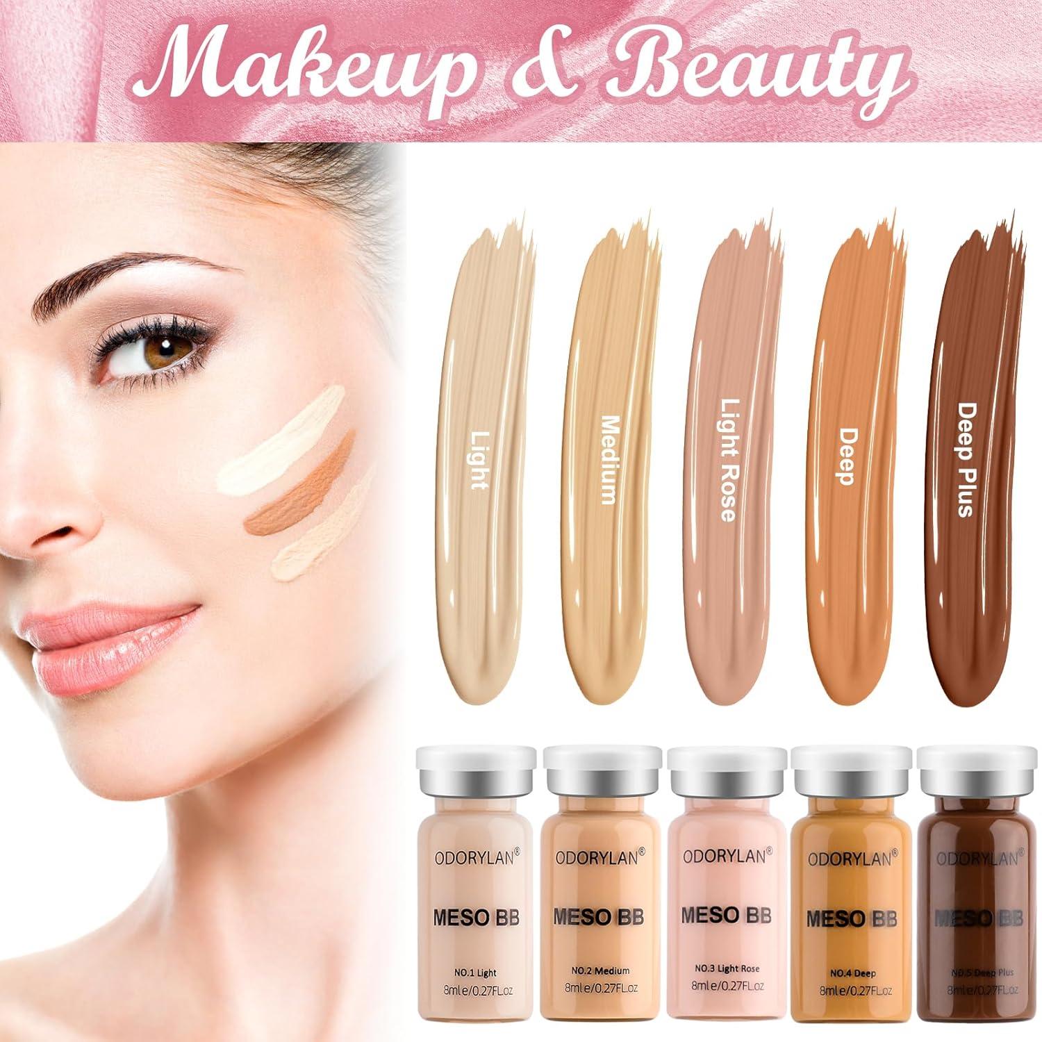 BB Glow Serum Anti-Aging Foundation 5-Color Kit 10pcs