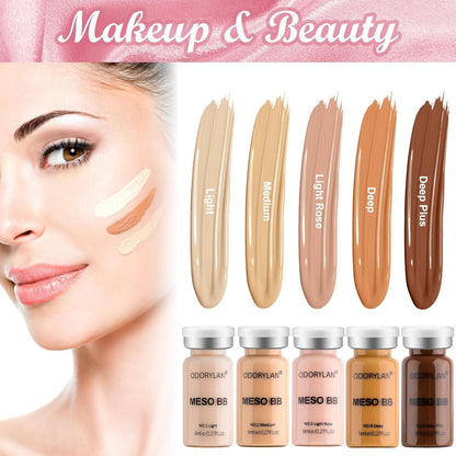 BB Glow Serum Anti-Aging Foundation 5-Color Kit 10pcs
