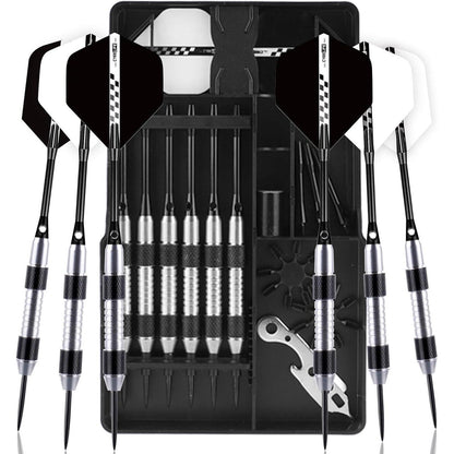 Professionelle Steel Dartpfeile Set 20g Metallspitze 6 Stück