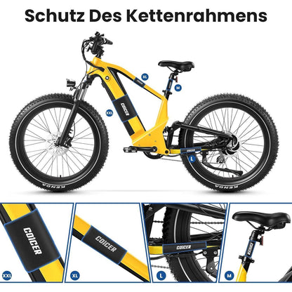 Fahrrad Rahmenschutz Set | 4er | Transport Zubehör Thule