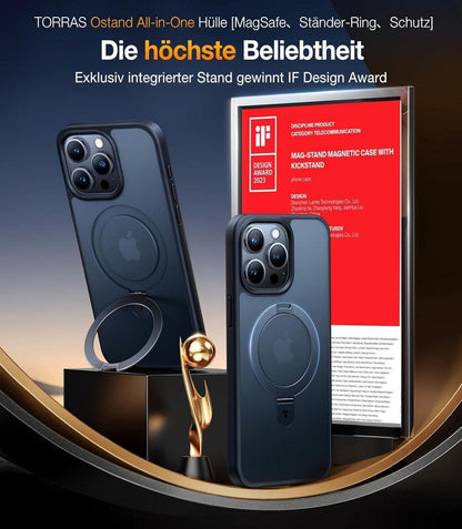 TORRAS iPhone 15 Pro Max Hülle MagSafe Magnetisch Stoßfest
