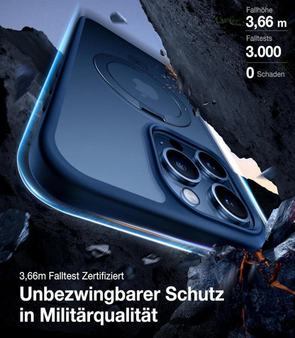 TORRAS Ostand iPhone 15 Pro Max Hülle MagSafe Schutz Blau