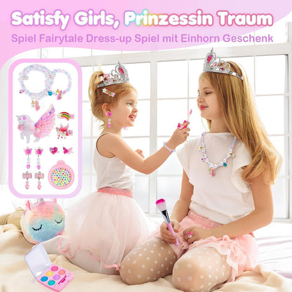 Makeup Adventskalender 2024 Mädchen 24 Tage Einhorn Schmuck