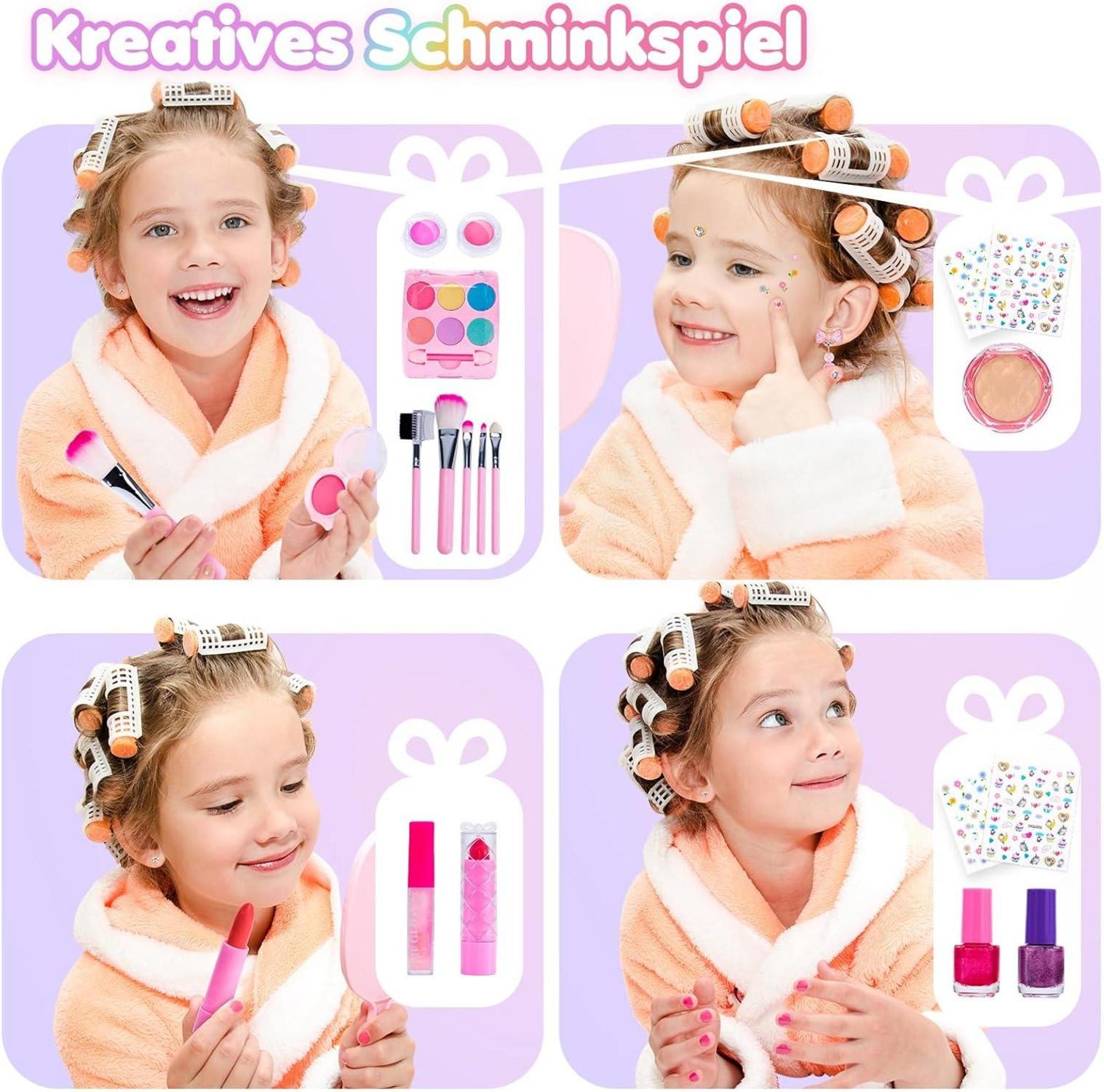 Makeup Adventskalender Mädchen 2024 Einhorn Weihnachten Geschenkset Kinder