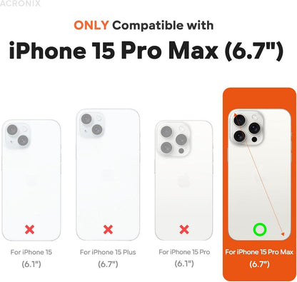 iPhone 15 Pro Max Silikon Hülle 360° stoßfest - Baby Blau