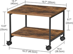 Druckerwagen mit arretierbaren Rädern 2 Ebenen Industriedesign