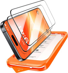 Panzerfolie iPhone 15 Schutzglas 9H+ Glas 2 Stück Auto-Installation