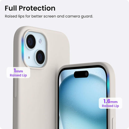 ORNARTO iPhone 15 Plus Hülle Silikon 6,7 Zoll Ultra Dünn Kratzfest Stoßfest 2023
