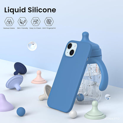 iPhone 15 Plus Hülle Silikon Ultra dünn flüssiges Silikon kratzfeste