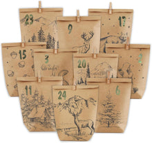 Adventskalender Papiertüten Weihnachtskalender Selbstbefüllen